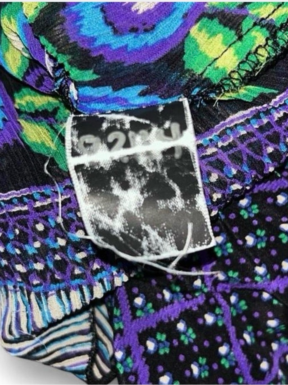 Anna Sui Designer Vtg 100% Silk Top from “Days of Heaven” collection of 2011 - Picture 8 of 8